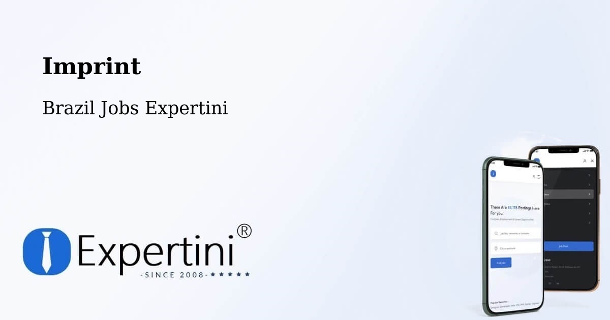Imprint – Coronel Murta - Brazil Jobs Expertini